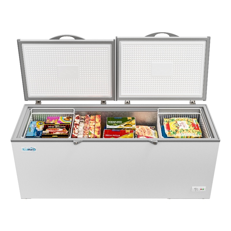 Pemberly Row Contemporary 77 in. Commercial Chest Freezer 24 cu ft.