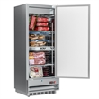 Pemberly Row 25 in. Commercial Stainless Steel 1-Door Reach-In Freezer in Silver