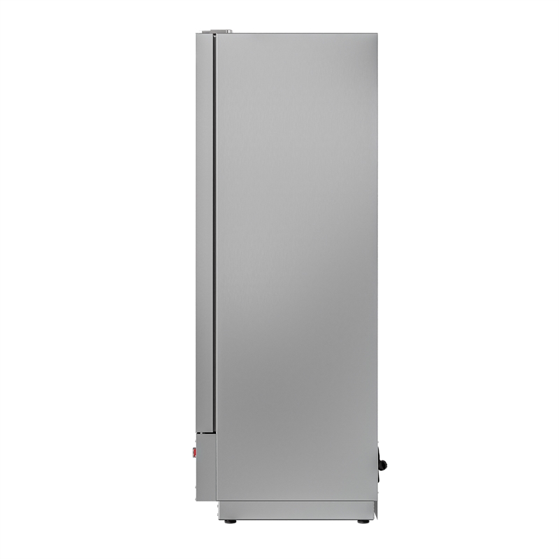 Pemberly Row 25 in. Commercial Stainless Steel 1-Door Reach-In Freezer in Silver