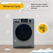 Pemberly Row Pet Compact 110V Vented/Ventless 15 lbs Combo Washer Dryer Silver