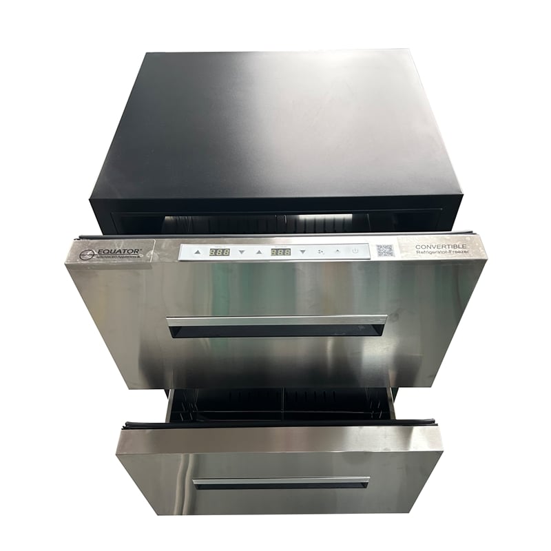 Pemberly Row Convertible Ref/Freezer ADA FS/Builtin 2 Drawer Dual Temp Sabbath