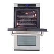 Pemberly Row 30 in. Double Electric Wall Oven with True Convection