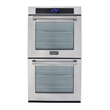 Pemberly Row 30 in. Double Electric Wall Oven with True Convection