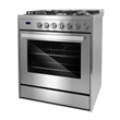 Pemberly Row 30 in. 5.0 cu. ft Single Oven Gas Range with 5 Burner Cooktop
