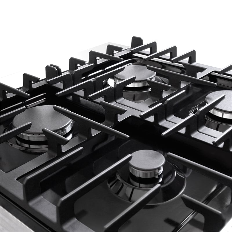 Pemberly Row 24 in. Freestanding Gas Range with 3.73 cu. ft. Capacity Oven