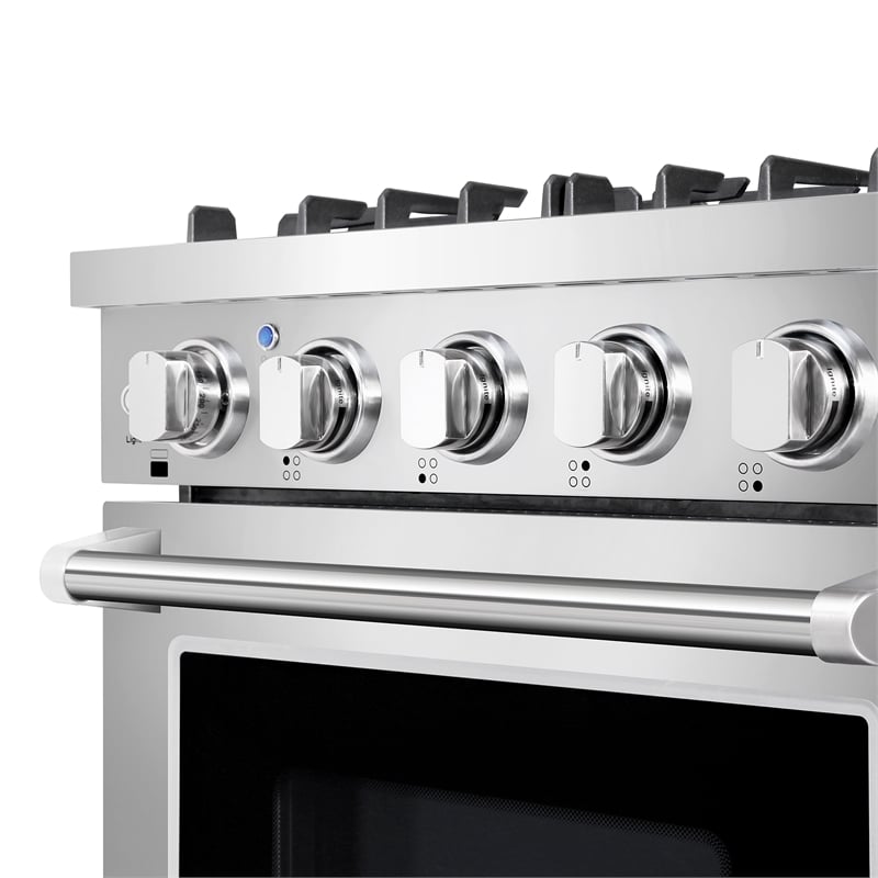 Pemberly Row 24 in. Freestanding Gas Range with 3.73 cu. ft. Capacity Oven