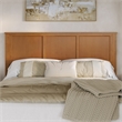 Pemberly Row Madison King Solid Wood Panel Headboard in Light Toffee
