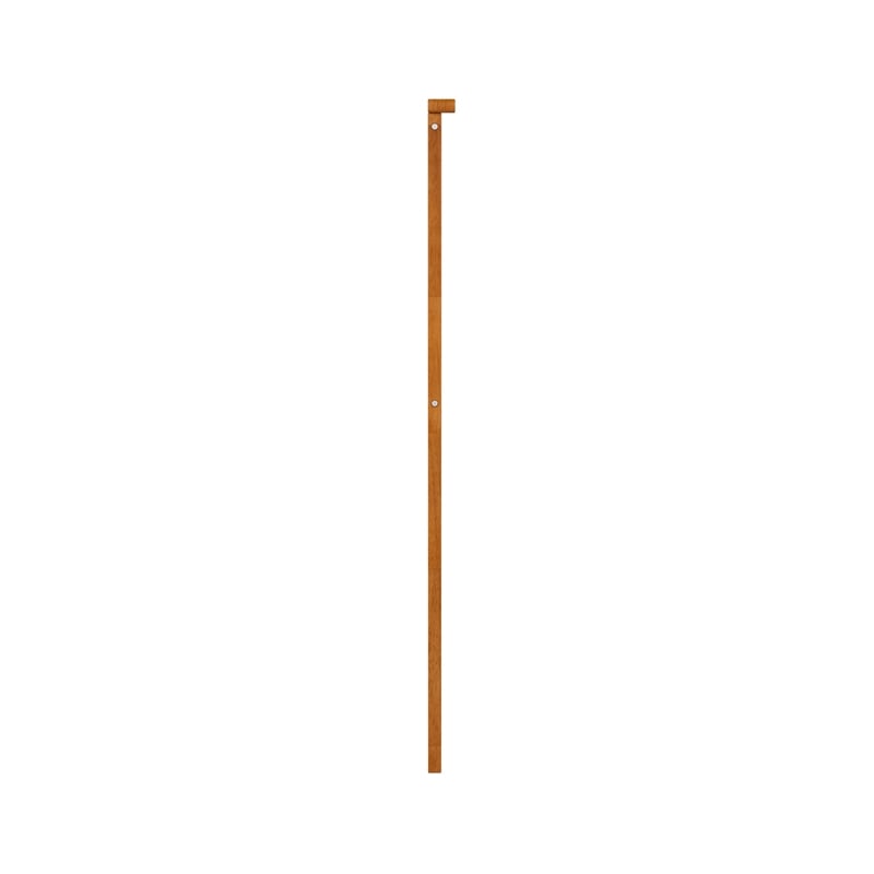 Pemberly Row Madison King Solid Wood Panel Headboard in Light Toffee