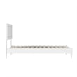 Pemberly Row Twin Solid Wood Low Profile Platform Bed in White