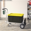 Pemberly Row 4-in-1 Folding/Assisted Hand Truck/Platform Cart - Flat-Free Wheels