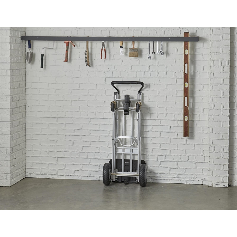 Pemberly Row 4-in-1 Folding/Assisted Hand Truck/Platform Cart - Flat-Free Wheels