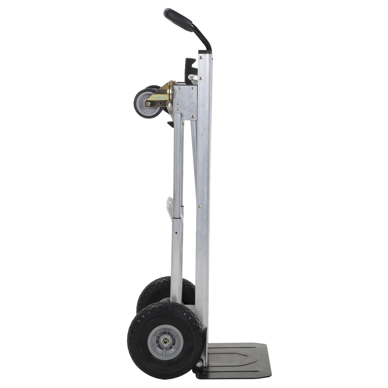 Pemberly Row 4-in-1 Folding/Assisted Hand Truck/Platform Cart - Flat-Free Wheels