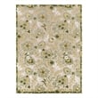 Pemberly Row 10' x 14' Ivory Green Fabric Outdoor Area Rug (10' x 14')