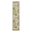 Pemberly Row 8' Runner Ivory Green Fabric Outdoor Area Rug (8' Runner)