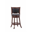 Pemberly Row Modern / Contemporary Wood Swivel Counter Stool-Cherry
