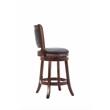 Pemberly Row Modern / Contemporary Wood Swivel Counter Stool-Cherry