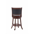 Pemberly Row Modern / Contemporary Wood Swivel Counter Stool-Cherry