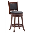 Pemberly Row Modern / Contemporary Wood Swivel Counter Stool-Cherry