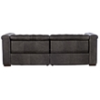 Pemberly Row 2 over 2 Sofa with Power Recline & Power Headrest in Gray Leather
