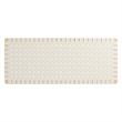 Pemberly Row Weave Vegan Leather Full Headboard in Natural Beige