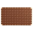Pemberly Row Weave Wall-Mount Vegan Leather Twin Headboard in Natural Brown