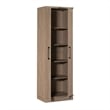 Pemberly Row Contemporary Storage Cabinet in a Brushed Oak finish