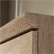 Pemberly Row Contemporary Storage Cabinet in a Brushed Oak finish