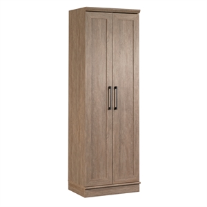 Pemberly Row Contemporary Storage Cabinet in a Brushed Oak finish