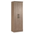 Pemberly Row Contemporary Storage Cabinet in a Brushed Oak finish