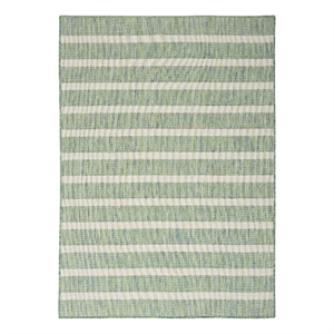 Pemberly Row Contemporary 4' x 6' Fabric Blue Green Ivory Modern Rug