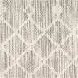 Pemberly Row Contemporary 4' x 6' Fabric Light Grey Area Rug