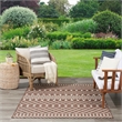Pemberly Row Modern / Contemporary 4' x 6' Fabric Natural Area Rug