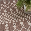 Pemberly Row Modern / Contemporary 4' x 6' Fabric Natural Area Rug
