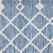 Pemberly Row Modern / Contemporary 4' x 6' Fabric Navy Blue Area Rug