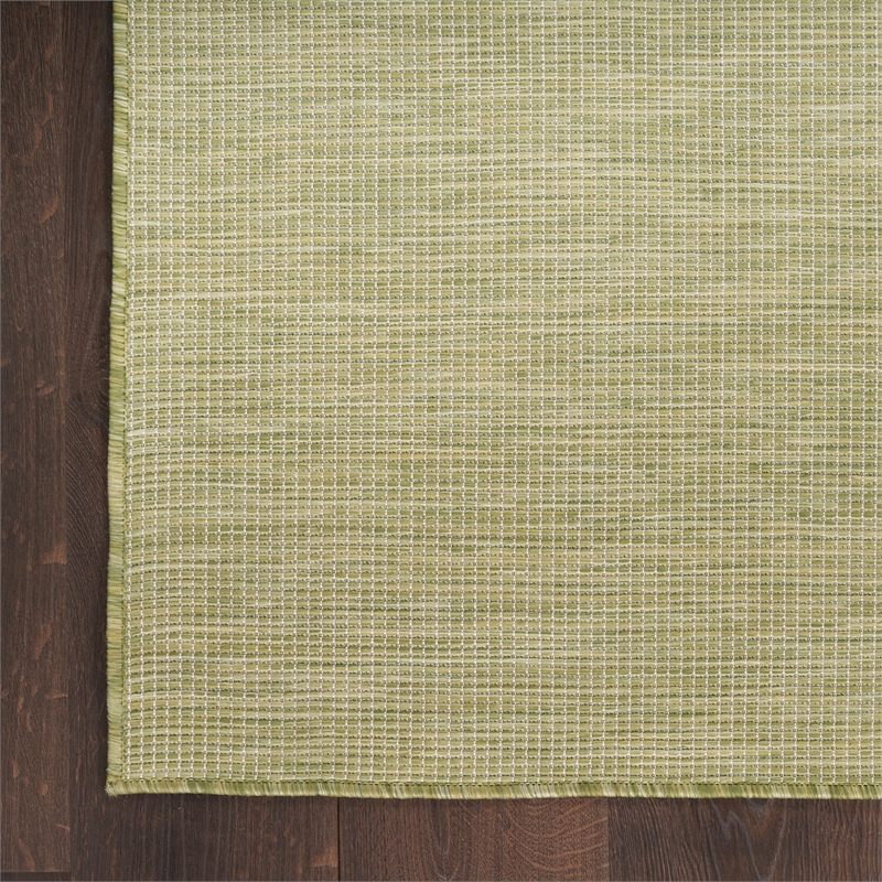 Pemberly Row Modern / Contemporary 5' x 7' Fabric Green Area Rug