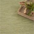 Pemberly Row Modern / Contemporary 5' x 7' Fabric Green Area Rug