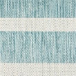 Pemberly Row Contemporary 5' x 7' Fabric Aqua Ivory Area Rug
