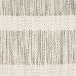 Pemberly Row Contemporary 7' x 10' Fabric Grey Ivory Area Rug