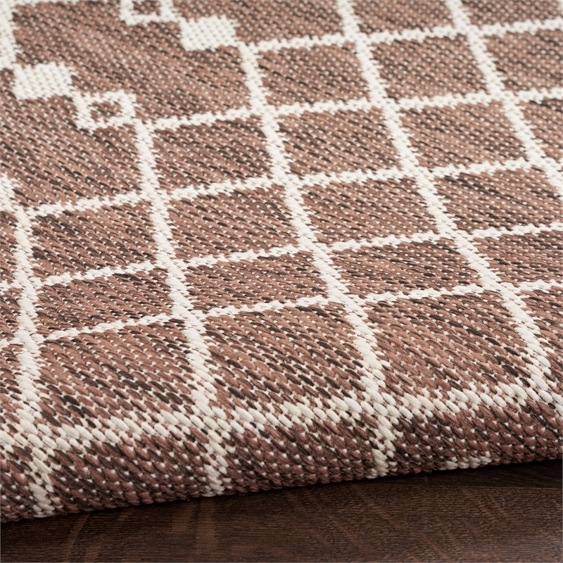 Pemberly Row Modern / Contemporary 8' x 10' Fabric Natural Area Rug