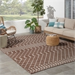 Pemberly Row Modern / Contemporary 8' x 10' Fabric Natural Area Rug