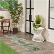 Pemberly Row Contemporary 5' x 7' Fabric Natural Ivory Area Rug