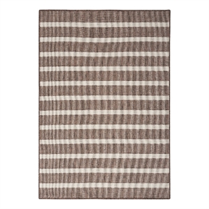 Pemberly Row Contemporary 5' x 7' Fabric Natural Ivory Area Rug