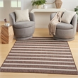 Pemberly Row Contemporary 6' x 9' Fabric Natural Ivory Area Rug