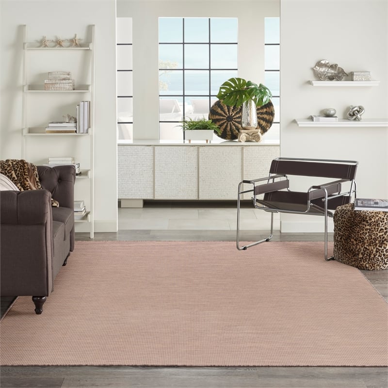 Pemberly Row Modern / Contemporary Fabric 8' x 10' Jute Area Rug