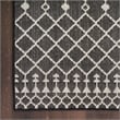 Pemberly Row Modern / Contemporary 7' x 10' Fabric Black Area Rug
