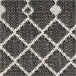 Pemberly Row Modern / Contemporary 7' x 10' Fabric Black Area Rug
