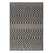Pemberly Row Modern / Contemporary 7' x 10' Fabric Black Area Rug