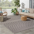 Pemberly Row Modern / Contemporary 8' x 10' Fabric Charcoal Area Rug