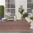 Pemberly Row Modern / Contemporary 9' x 12' Fabric Natural Area Rug