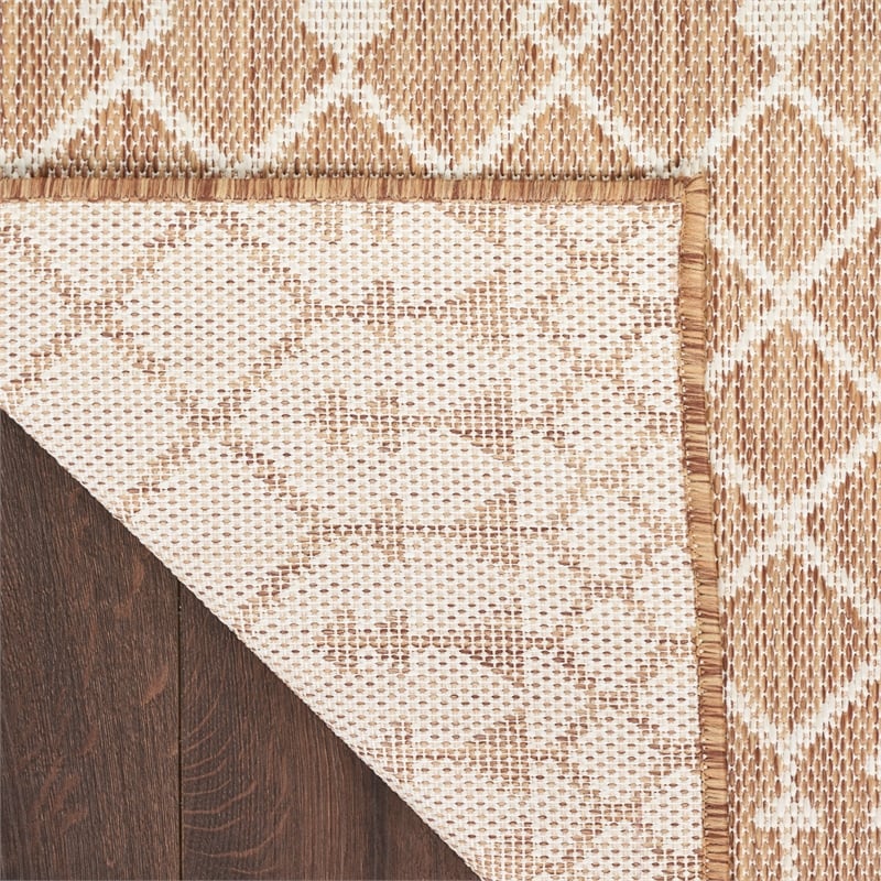 Pemberly Row Modern / Contemporary 8' x 10' Fabric Jute Area Rug
